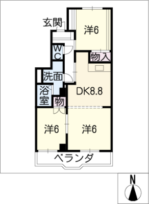 メゾンときわ 2階