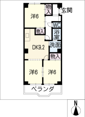 メゾンときわ 3階