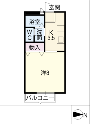 カーサ長森本町 1階