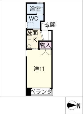 タウンハイツ熊田 4階