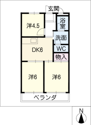 シティハイツ野一色 1階