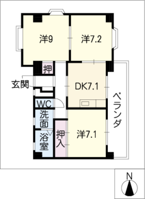 サンハイツ１１ 5階