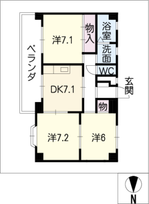 サンハイツ１１ 5階