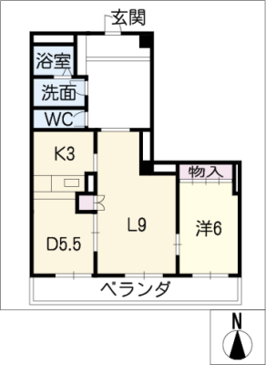 パークハイム　フモト 5階