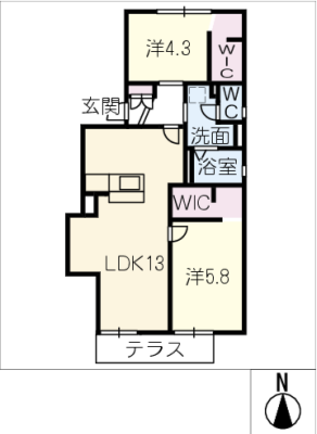 サンシャインＦ棟 1階