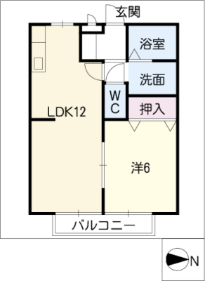 鶴田ハイツ 2階