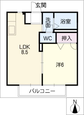 メゾン　エスポワール　Ａ棟 1階