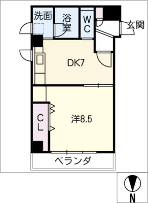 メゾン・ド・クマダ 5階