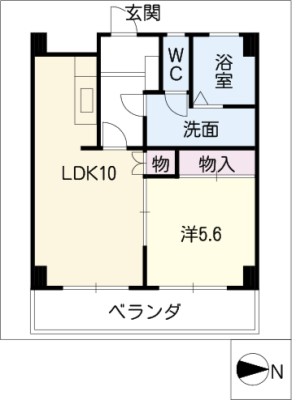 クレスト三里 2階