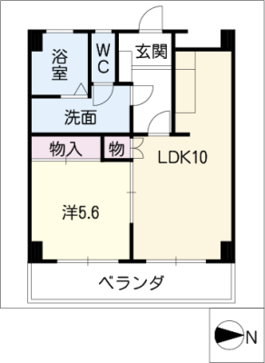 クレスト三里 2階