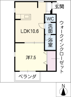 マンション千里 2階