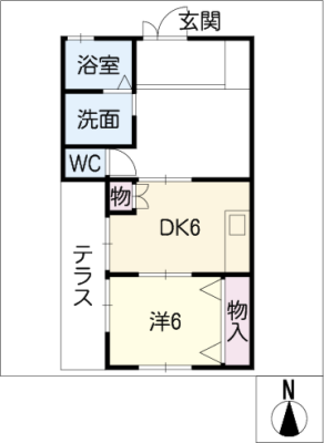 フレグランスＤＡＩＷＡ　Ⅰ 1階