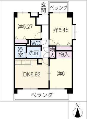 メゾンド鏡島 5階