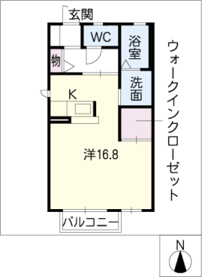 クレセント加納　Ｂ棟 1階