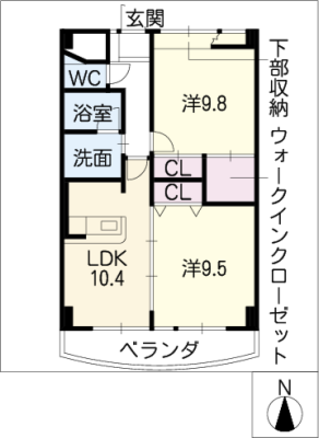 クリスタルパレス 2階