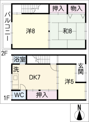 森島貸家　２Ｆ建 