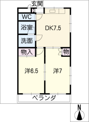 メゾンマルベリー 2階