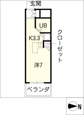 ﾗｲｵﾝｽﾞﾏﾝｼｮﾝ柳ヶ瀬３０７号