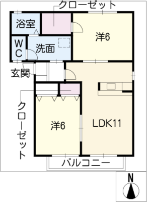 ガーデンヴィラＢ棟 2階