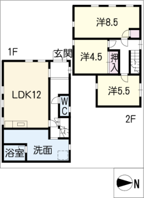 真砂町２丁目岡崎貸家 