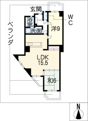 ナビシティ新岐阜403号室 4階