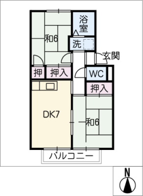 ハイツ今嶺 2階