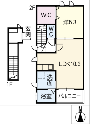 ロジェ　ヨシヤマ 2階