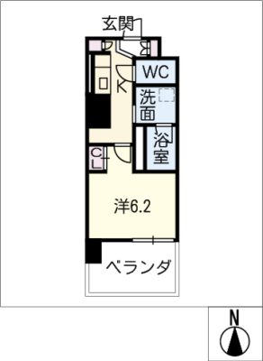 ジョイフル岐阜駅　ｶｰｻ･ｲｰｽﾄ 18階