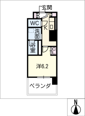 ジョイフル岐阜駅　ｶｰｻ･ｲｰｽﾄ 18階