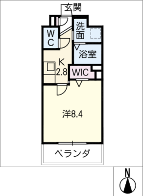 メゾン加納栄町通Ｅ 4階