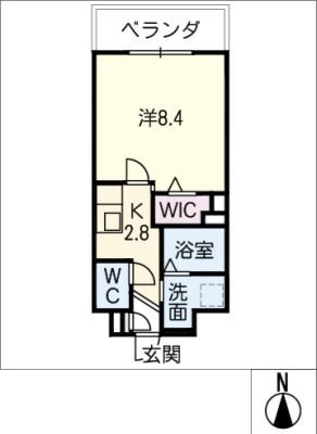 メゾン加納栄町通Ｅ 1階