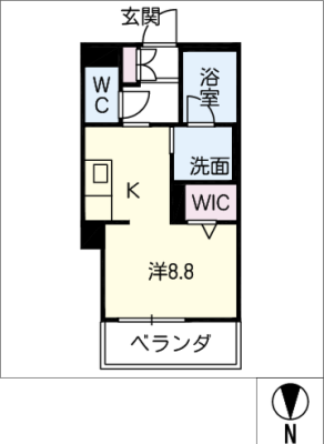 シャーメゾンクレスティーク 1階