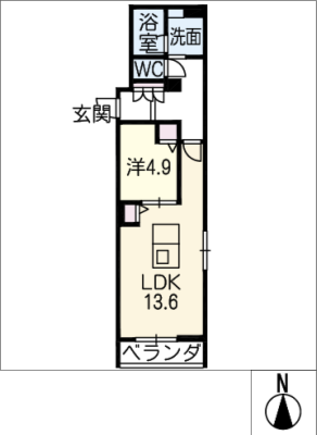 リオリエント岐阜Ｓｔａ． 2階