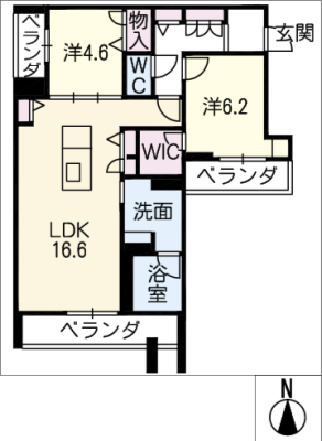 リオリエント岐阜Ｓｔａ． 3階