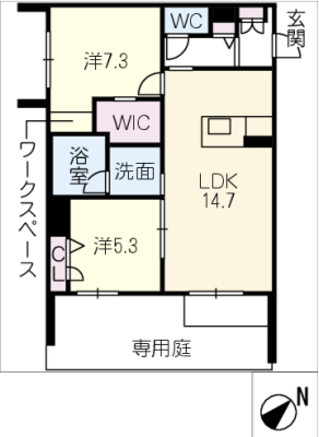 シャーメゾンけやき通り 1階