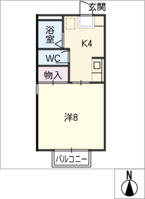 クリスタルビレッジＡ棟 1階