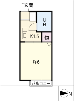 ハイムＮＡＳＡ 1階