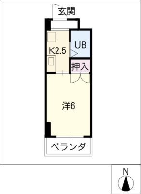 パレス京町２ 2階