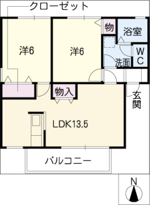 サンセール段ノ上 2階