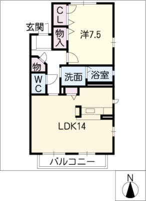 シャーメゾン花水樹 1階