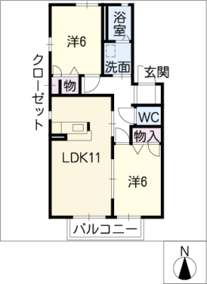 ベル・フラワーＣ棟 1階