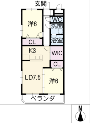 エスポワール西洞 2階