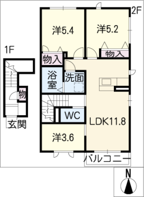 バニヤンコート 2階