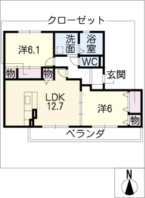 エテルノ長久手 2階