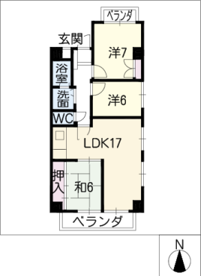 マンション島田 7階