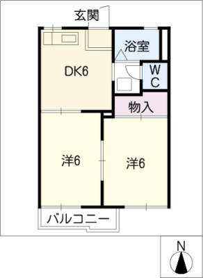 ファミール大清水 2階