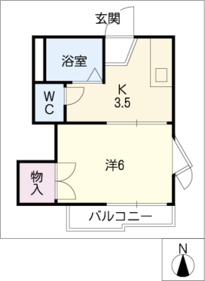 フレグランス大坪 1階