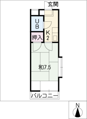 しみづ荘Ⅱ 2階