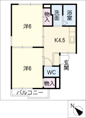 プチタウン神沢ＢＣ棟 1階