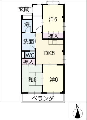 ヒカリハイツ 2階